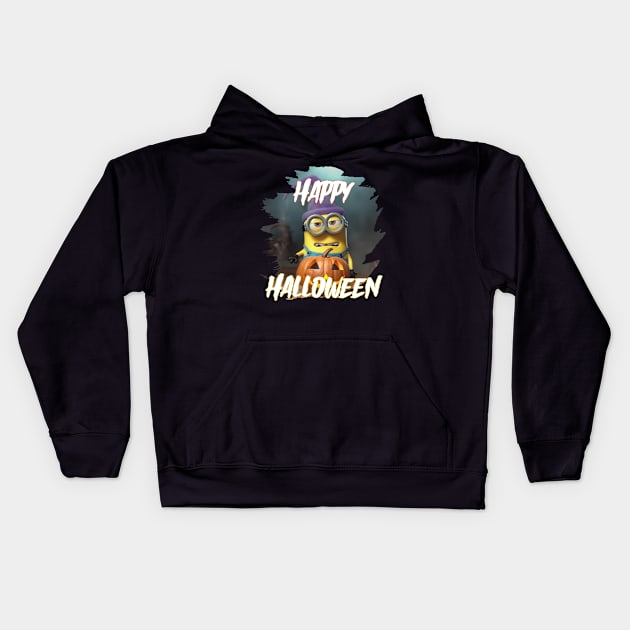 happy halloween Kids Hoodie by Pixy Official